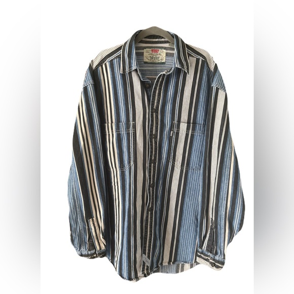 Levi's Other - Levi’s vintage 90s striped western button down long sleeve size M